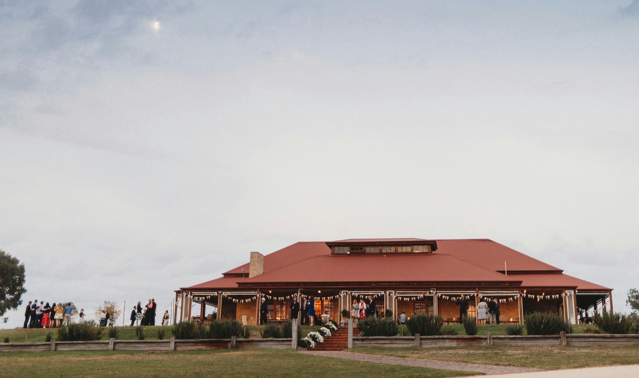 Main building of Sutton Grange Winery.
